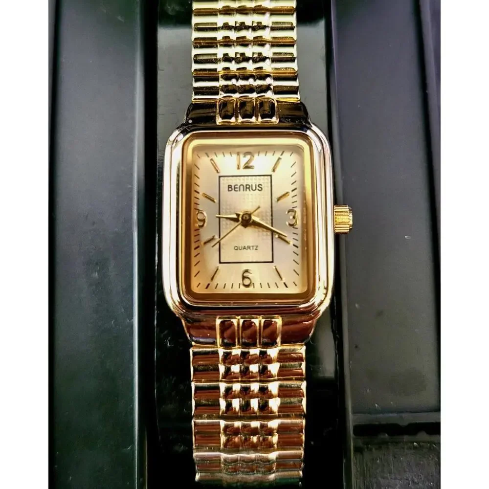 Rare Benrus Womens Vintage Retro‎ Tank Watch New in Box